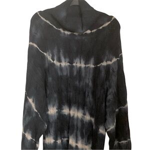 American Eagle Oversized Tie Dye Turtleneck Sweater